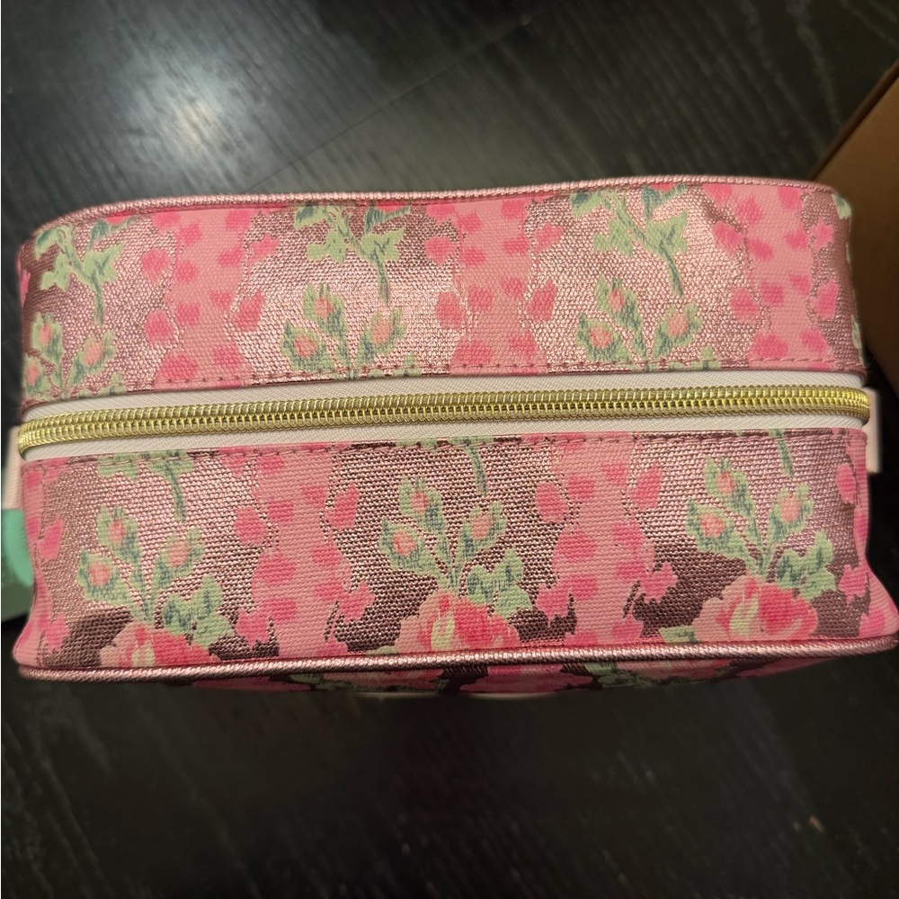 STATE + LoveShackFancy travel pouch set.  Three bags NWT. Limited edition